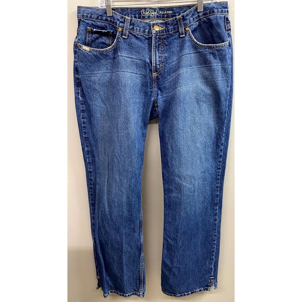 Cruel Girl Jeans Womens 15 Blue Denim Medium Wash Pockets Casual Relaxed Fit
